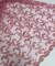 Mauve Sequin Embroidered Lace Fabric by the Yard, 54" Wide Floral Mesh Lace with Double Scalloped Edges